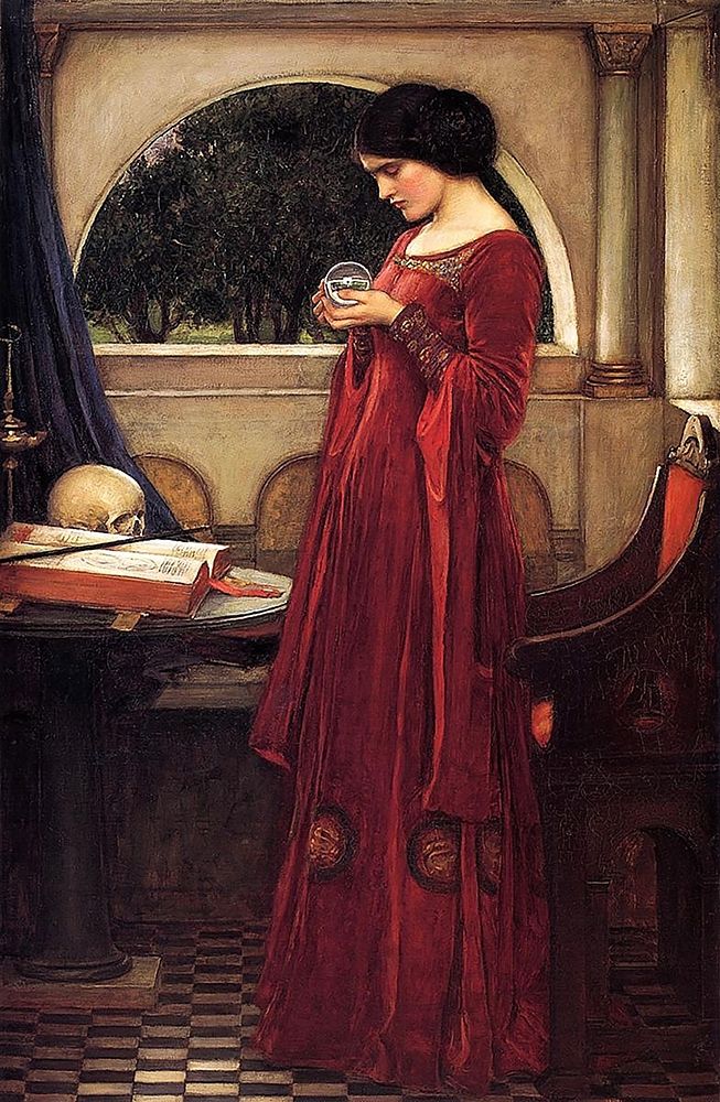 The Crystal Ball art print by J. W. Waterhouse for $57.95 CAD