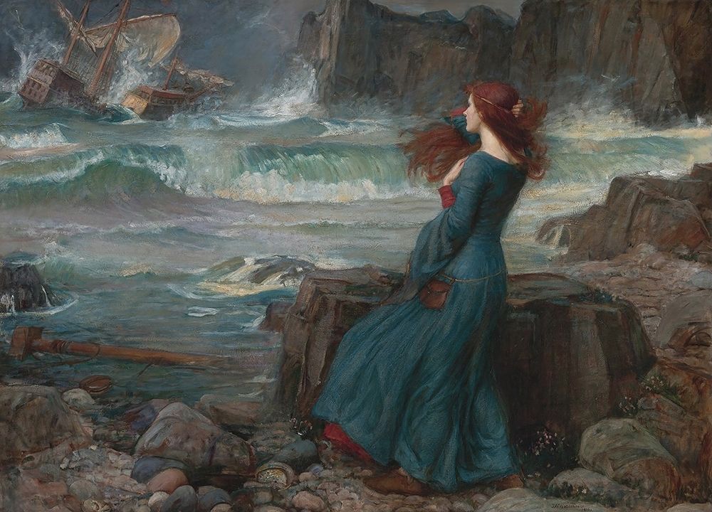 Miranda, The Tempest art print by J. W. Waterhouse for $57.95 CAD