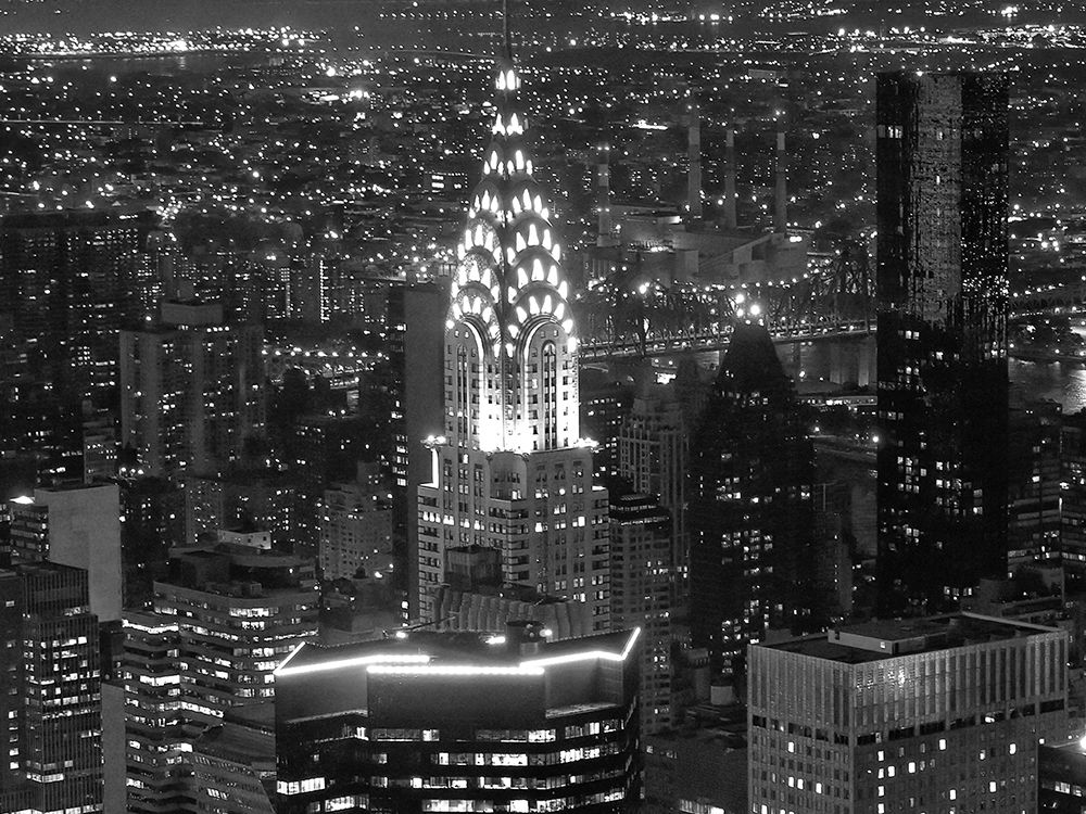Night View of the Chrysler Building art print by Giovanni Gagliardi for $57.95 CAD