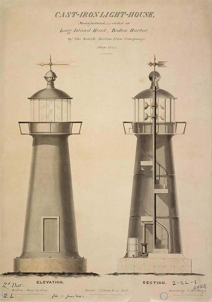 Cast-Iron Light House art print by C. Hastings for $57.95 CAD