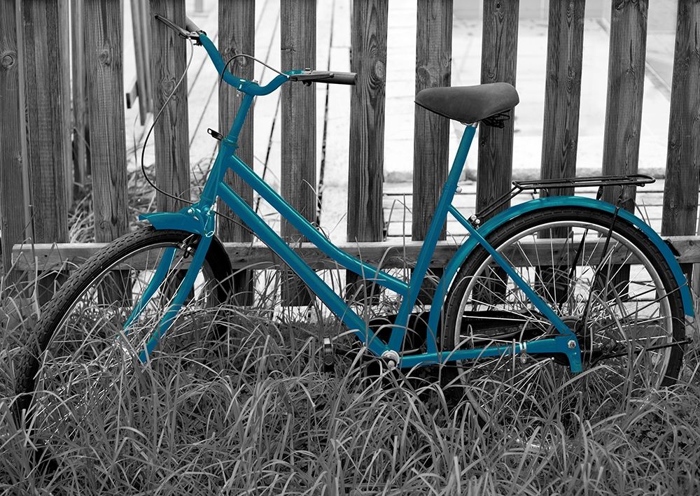 Teal Bike I. art print by Anonymous for $57.95 CAD