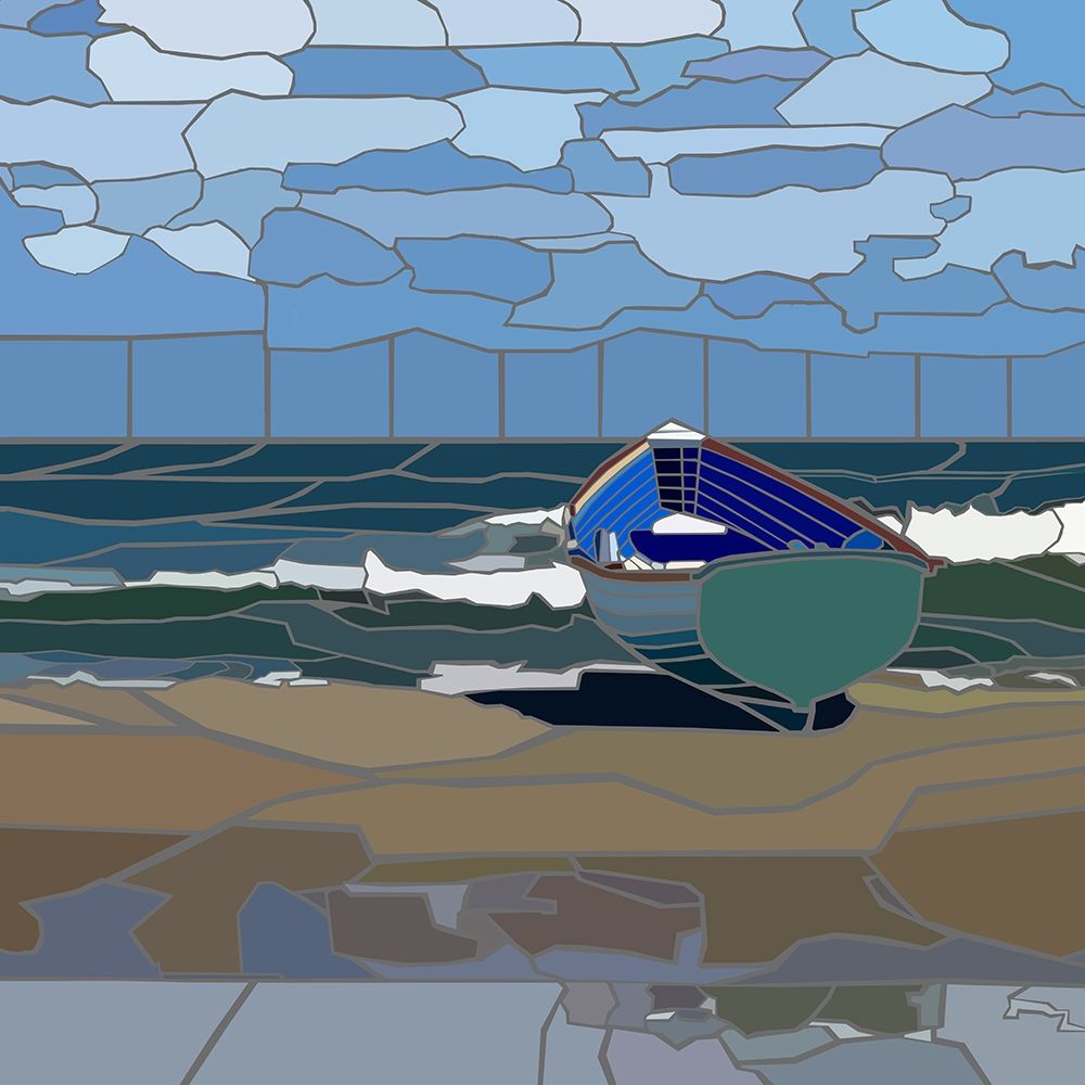 Ventnor City Beach Scene art print by Jonathan Mandell for $57.95 CAD