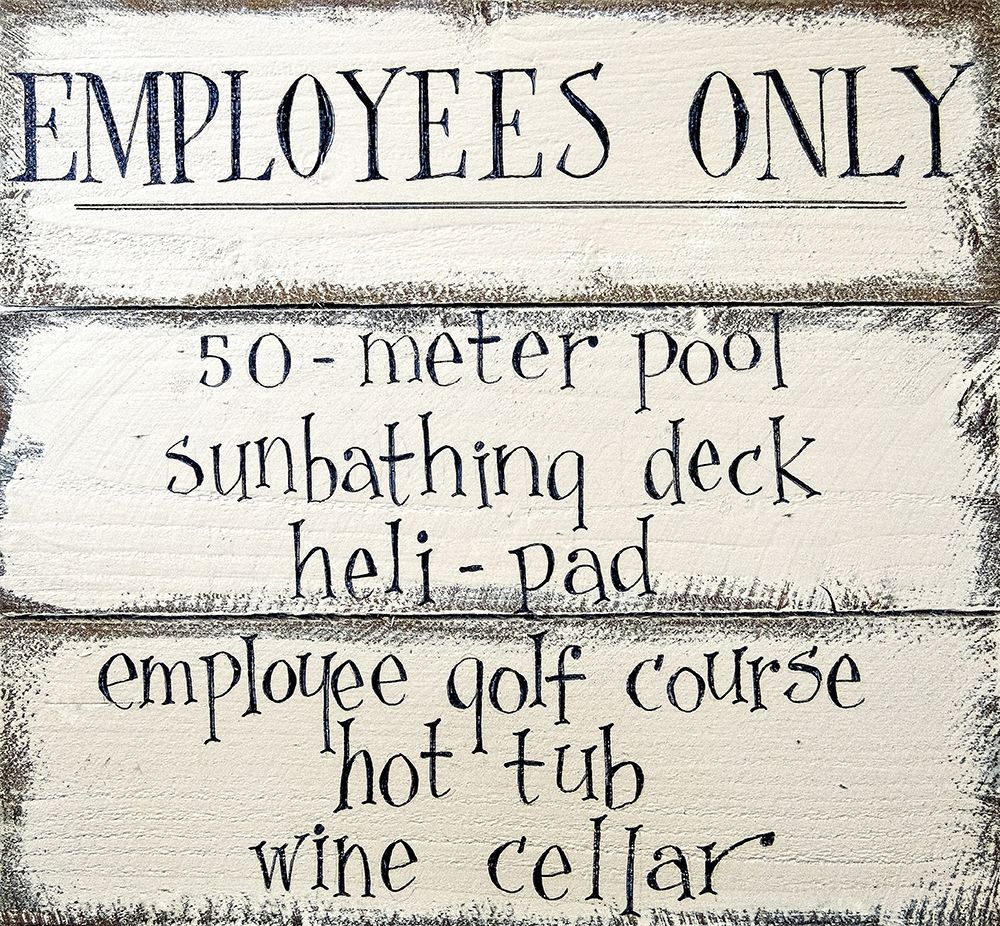 Employees Only Signage art print by Larry Gevert for $57.95 CAD