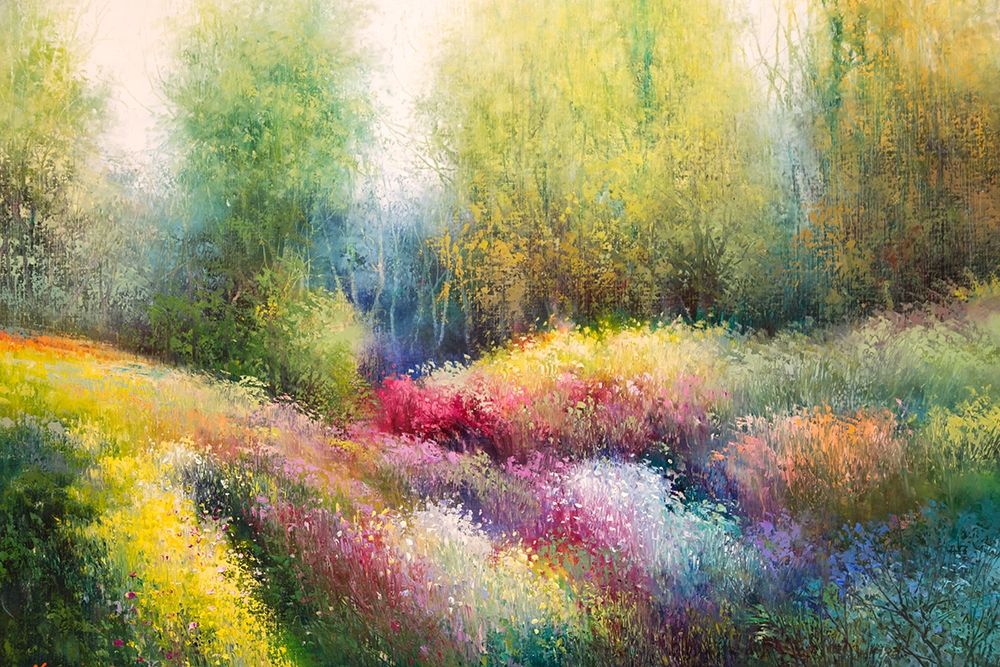 Spring Meadow with Flowers art print by Giorgio Rossi for $57.95 CAD