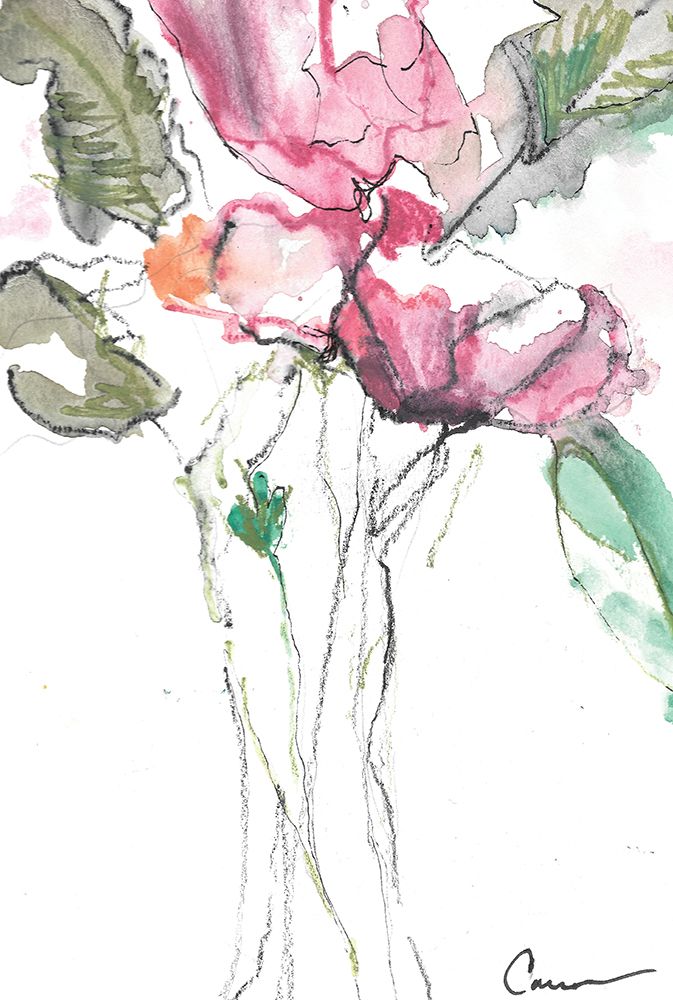 Flower Bouquet art print by Lisa Carroccio for $57.95 CAD