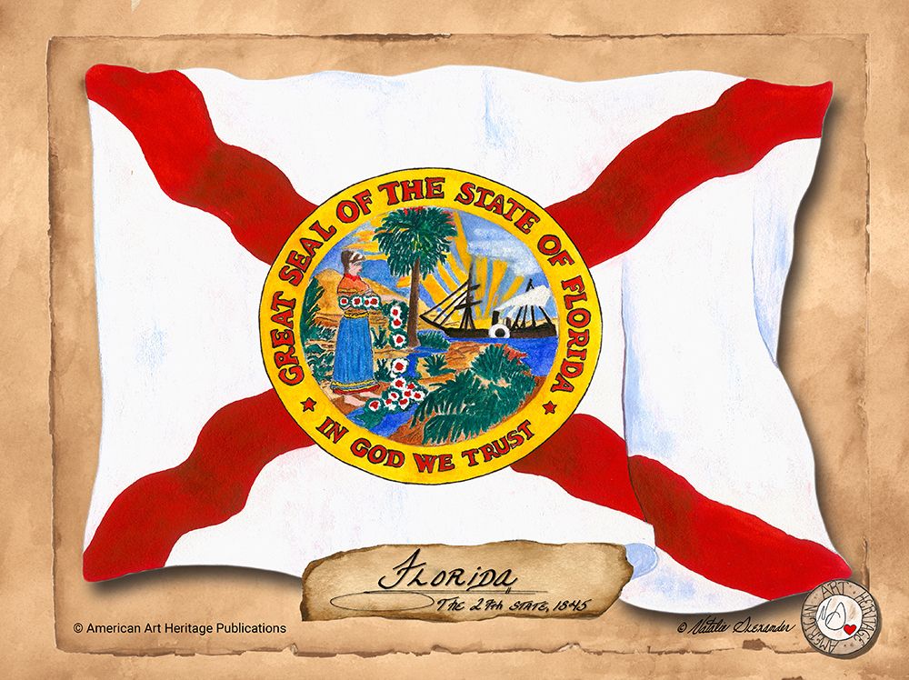 Florida-Solo with background art print by Natalie Alexander for $57.95 CAD