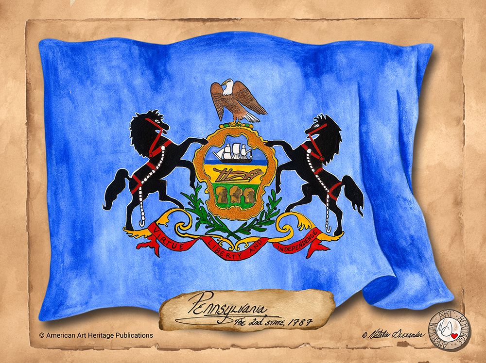 Pennsylvania-Solo with background art print by Natalie Alexander for $57.95 CAD