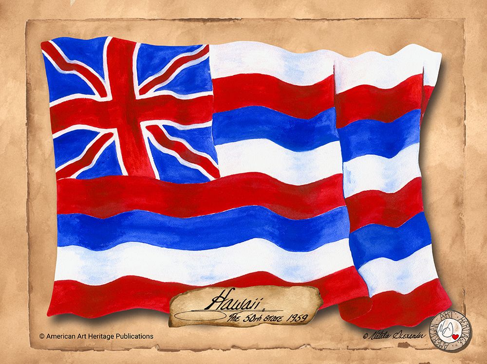 Hawaii-Solo with background art print by Natalie Alexander for $57.95 CAD