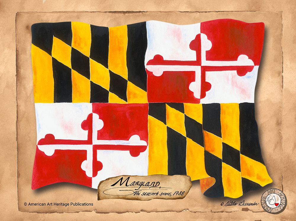 Maryland-Solo with background art print by Natalie Alexander for $57.95 CAD