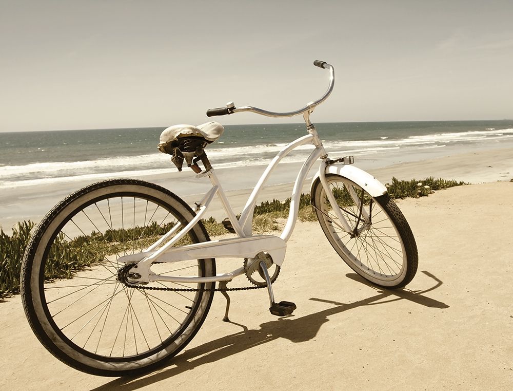 Beach Bike  art print by Anonymous for $57.95 CAD