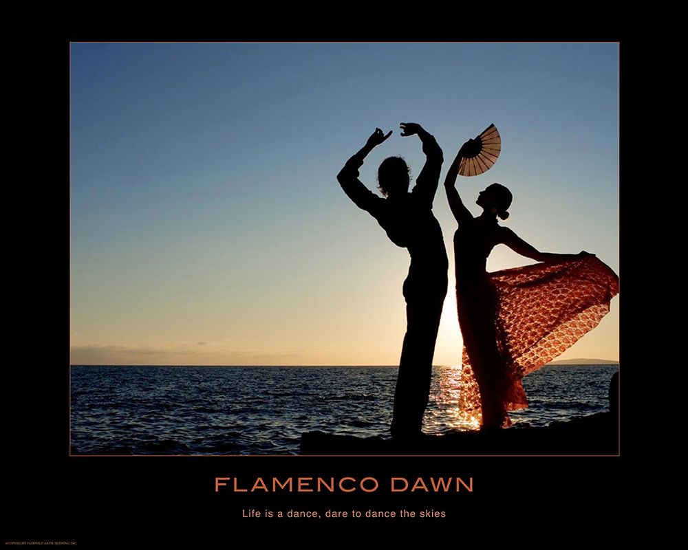 Flamenco Dawn art print by Anonymous for $57.95 CAD
