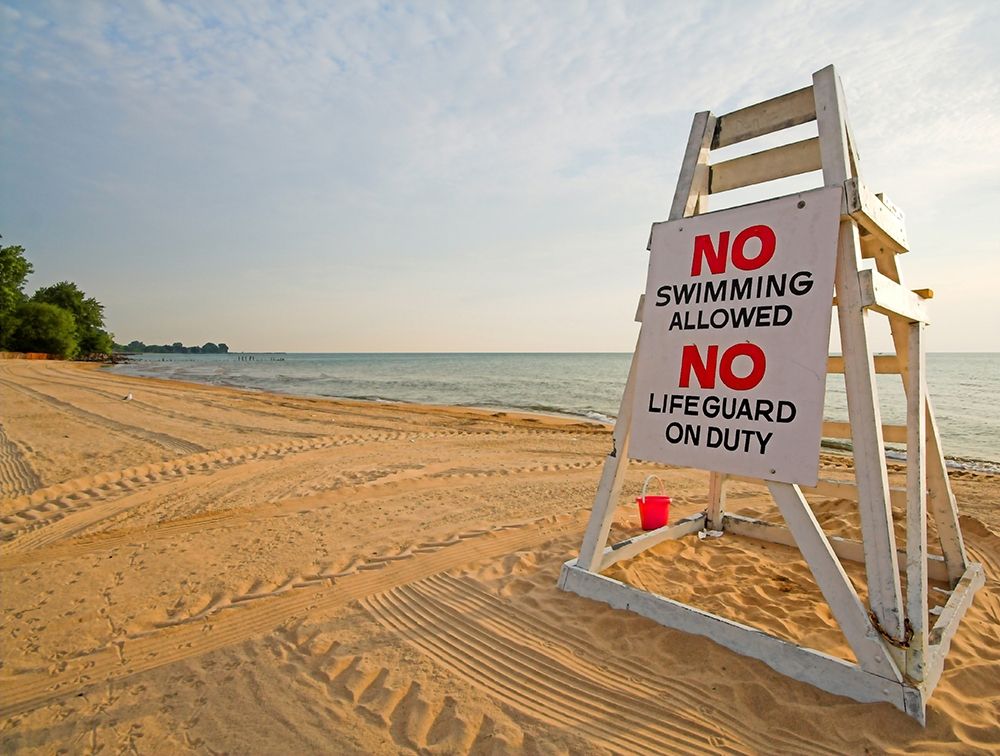 No Swimming, Color art print by Anonymous for $57.95 CAD