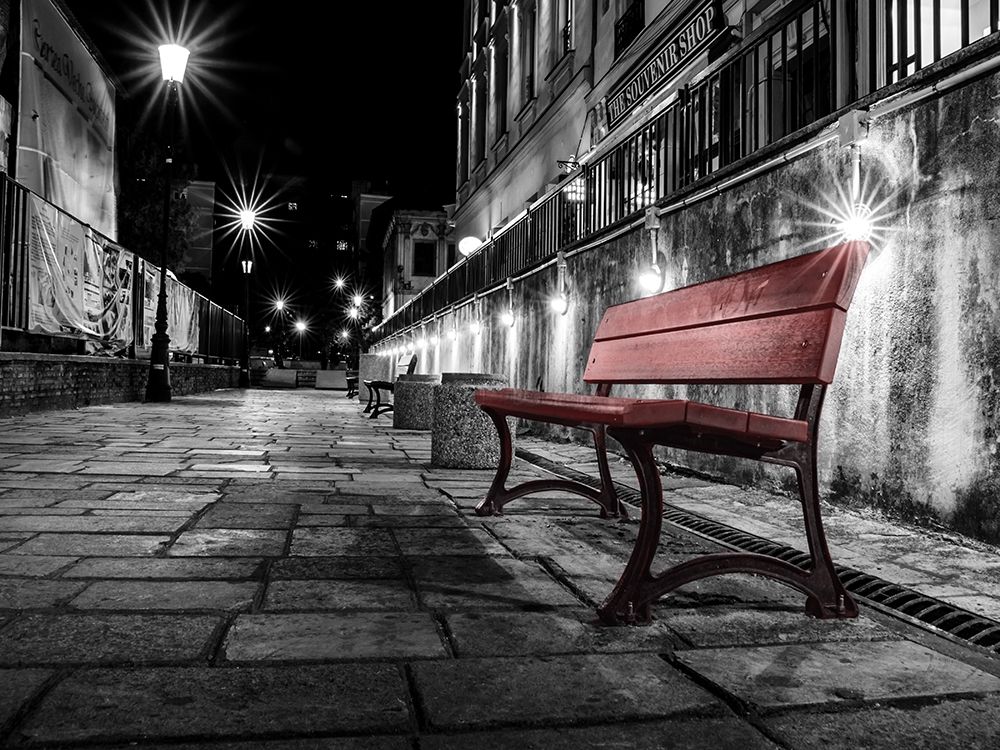 Night Bench art print by L. Outchill for $57.95 CAD