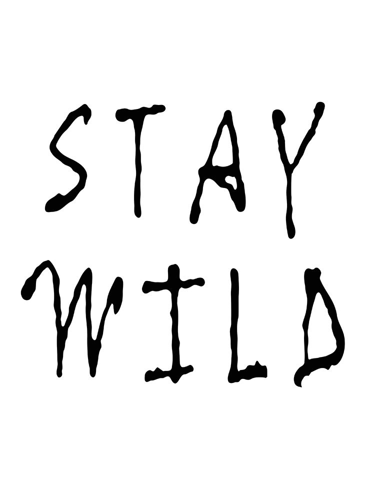 Stay Wild art print by Anonymous for $57.95 CAD