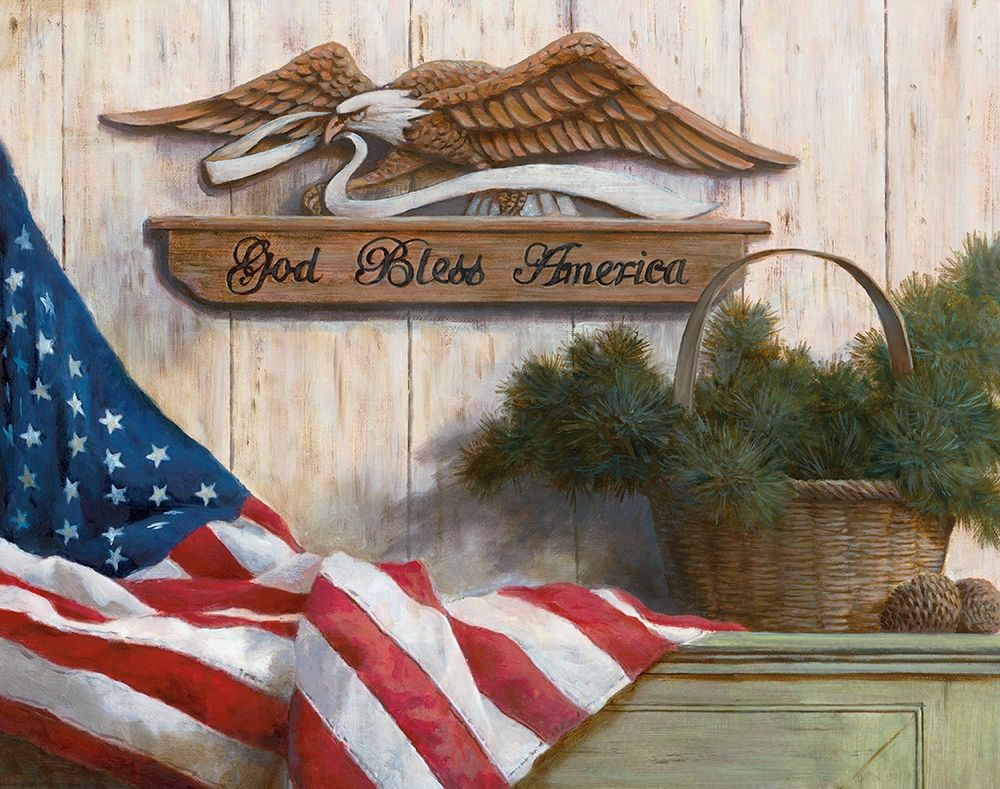 God Bless America art print by Unknown for $57.95 CAD