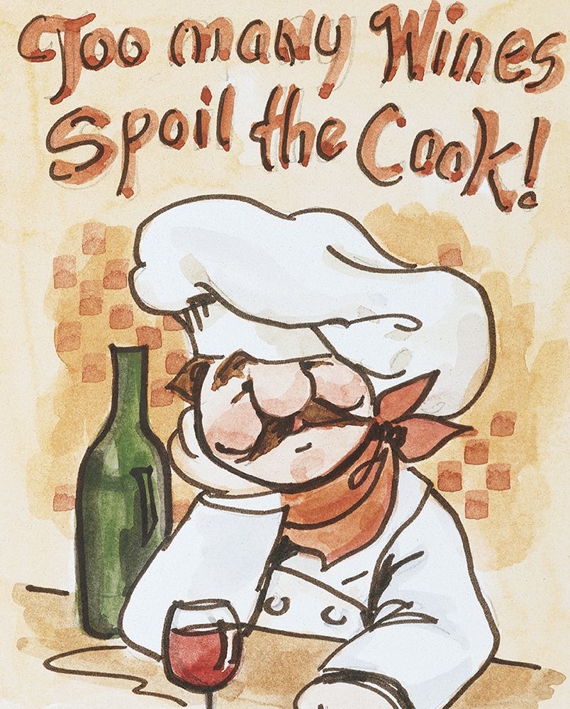 Too Many Cooks art print by Unknown for $57.95 CAD