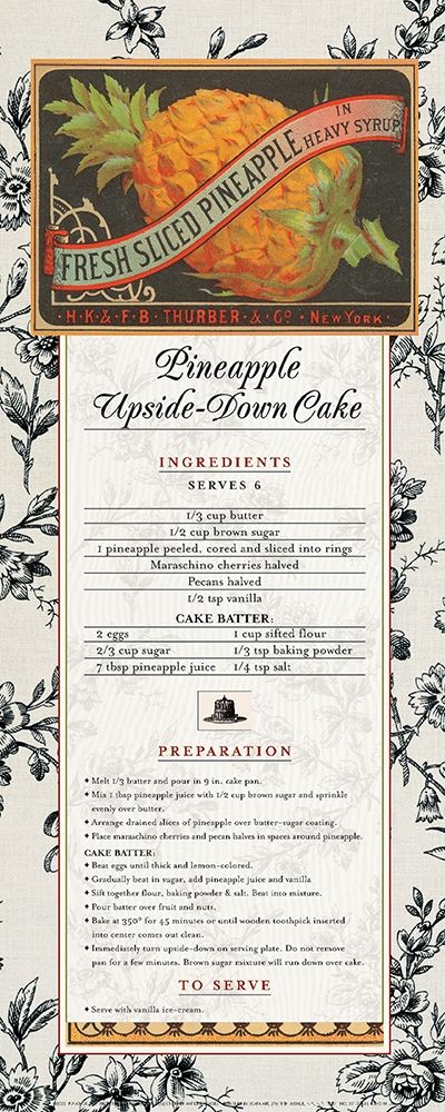 Upside-Down Cake art print by Unknown for $57.95 CAD