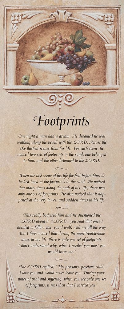 Footprints art print by Unknown for $57.95 CAD