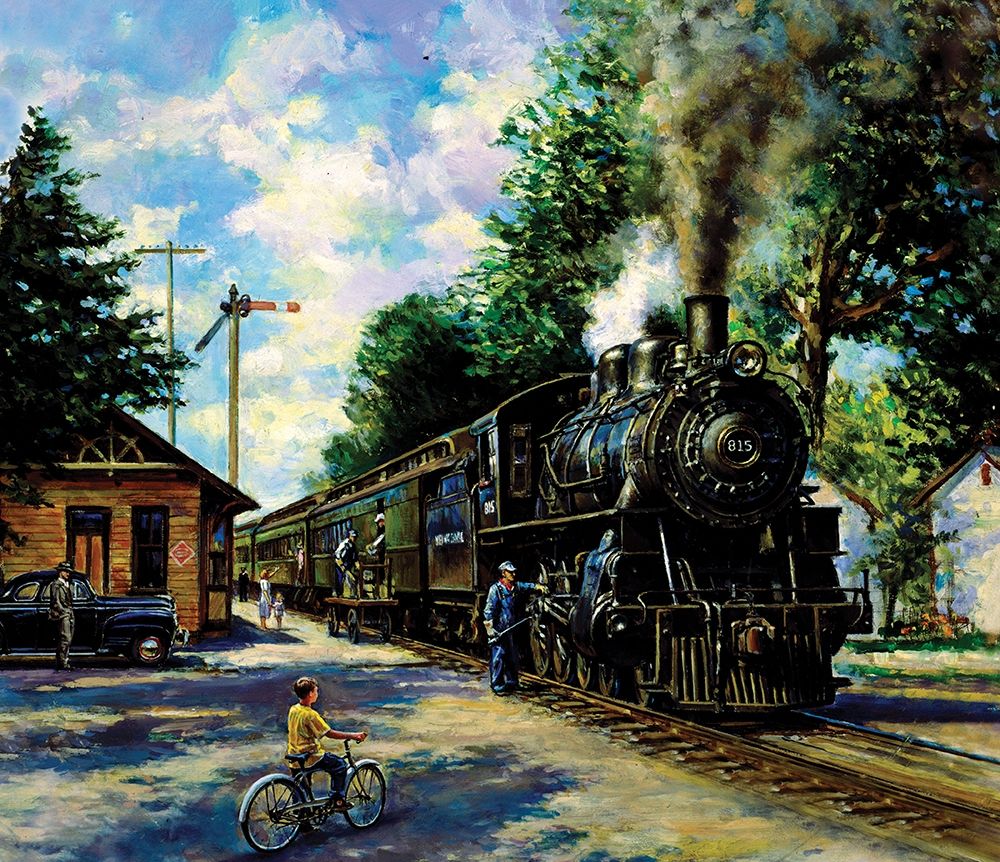 Locomotive II art print by Unknown for $57.95 CAD