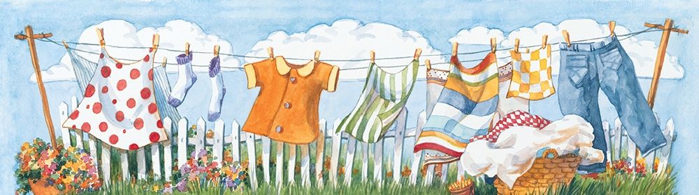 Laundry Day art print by Unknown for $57.95 CAD