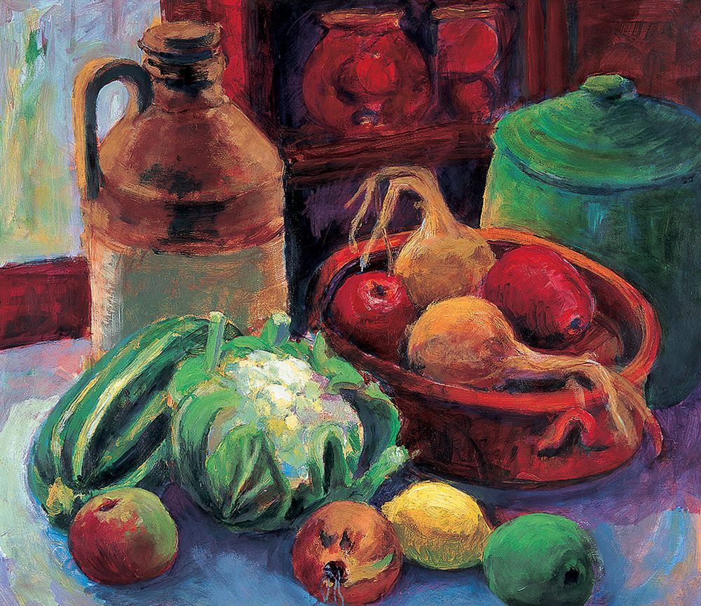Jugs And Vegetables I art print by Hoile for $57.95 CAD