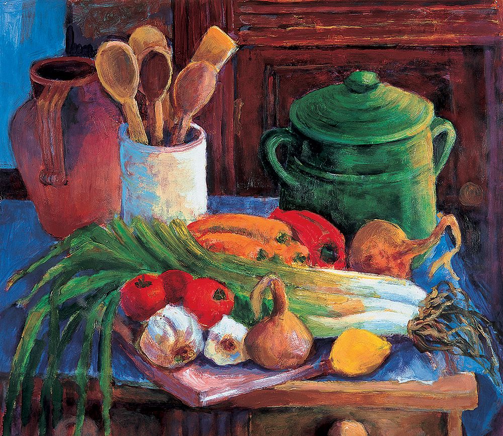 Jugs And Vegetables II art print by Hoile for $57.95 CAD
