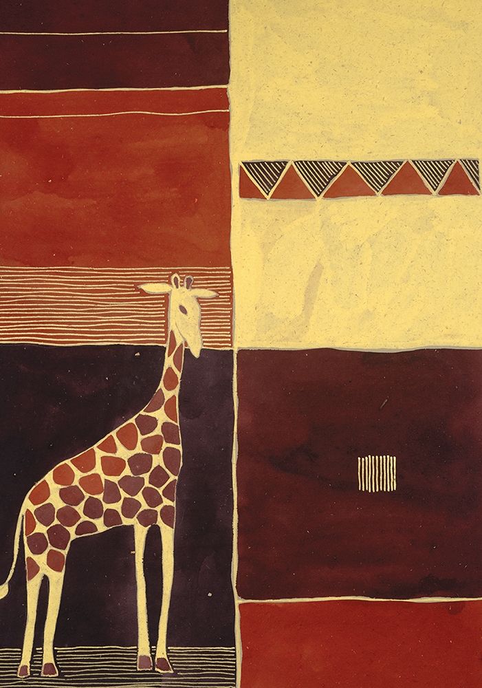 Abstract Giraffe art print by Unknown for $57.95 CAD
