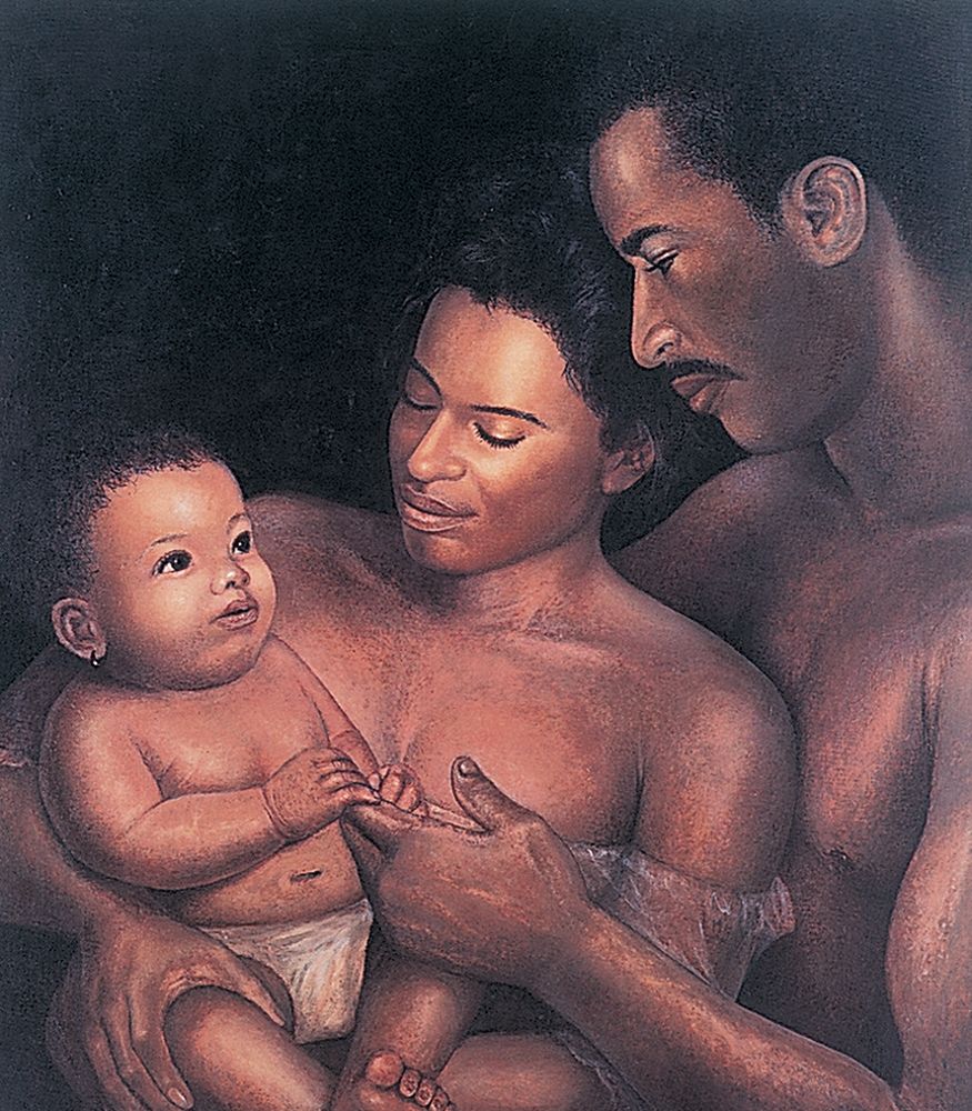 Black Family art print by Unknown for $57.95 CAD