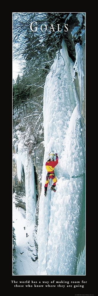 Goals - Ice Climber art print by Frontline for $57.95 CAD