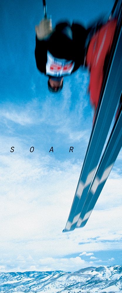 Soar - Skier art print by Frontline for $57.95 CAD