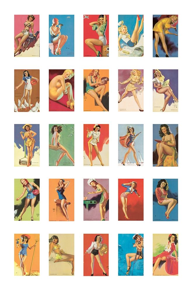 Pin Up Girls art print by Frontline for $57.95 CAD