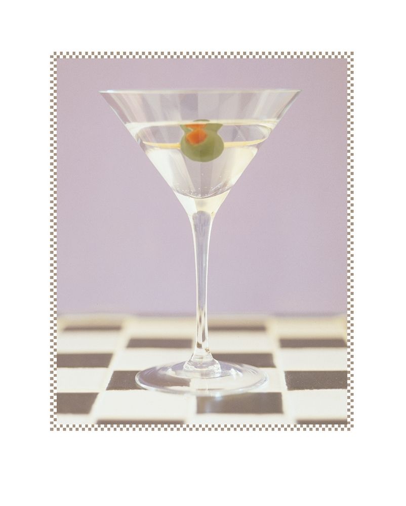 Martini with Olive Pink art print by Frontline for $57.95 CAD