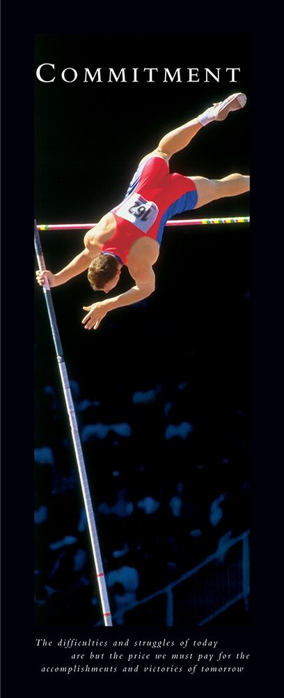 Commitment - Pole Vaulter art print by Frontline for $57.95 CAD