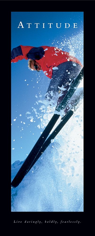 Attitude - Skier art print by Frontline for $57.95 CAD