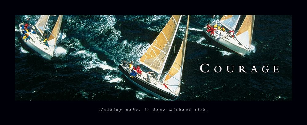 Courage - Sailboats art print by Frontline for $57.95 CAD