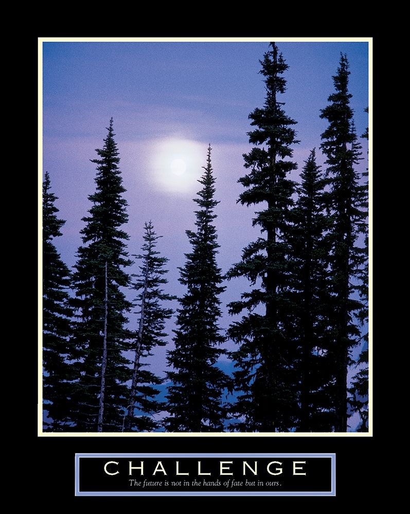 Challenge - Moonrise art print by Frontline for $57.95 CAD