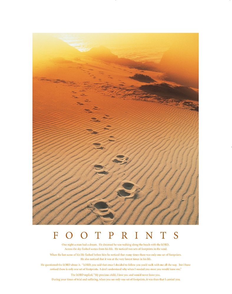 Footprints in the Sand art print by Frontline for $57.95 CAD