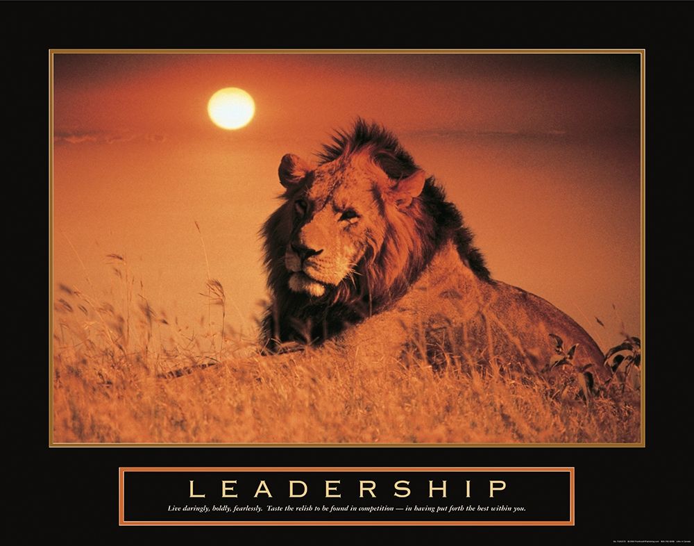 Leadership - Lion art print by Frontline for $57.95 CAD