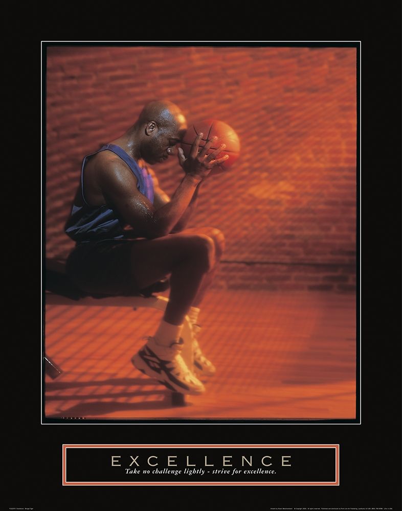 Excellence - Basketball art print by Frontline for $57.95 CAD