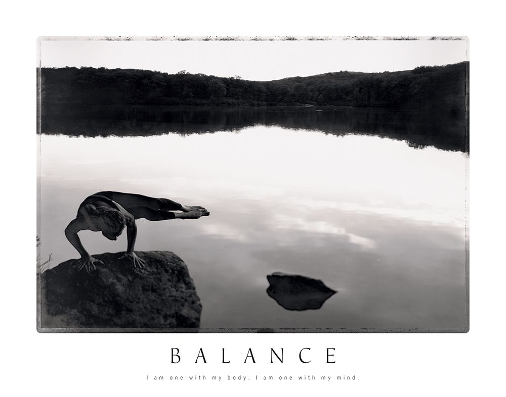 Balance - Yoga art print by Frontline for $57.95 CAD