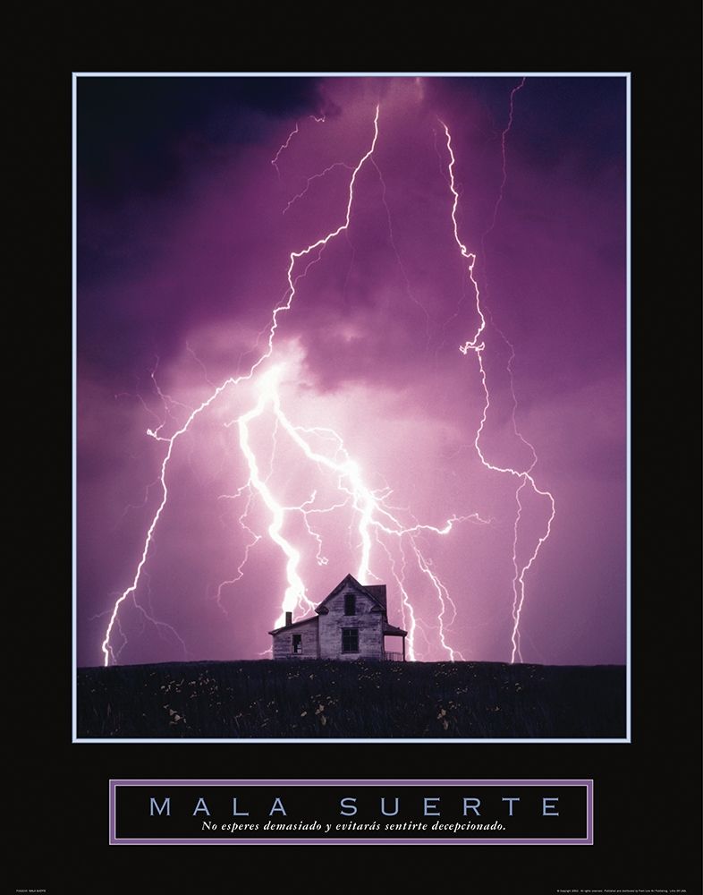 Bad Luck - Lightning art print by Frontline for $57.95 CAD