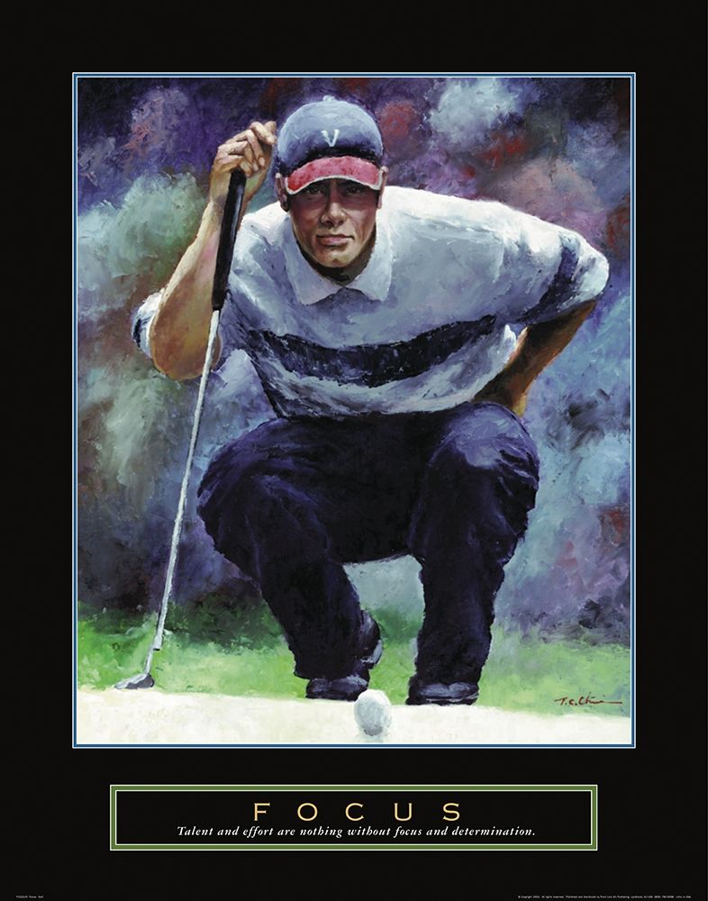 Focus - Golf Shot art print by Unknown for $57.95 CAD