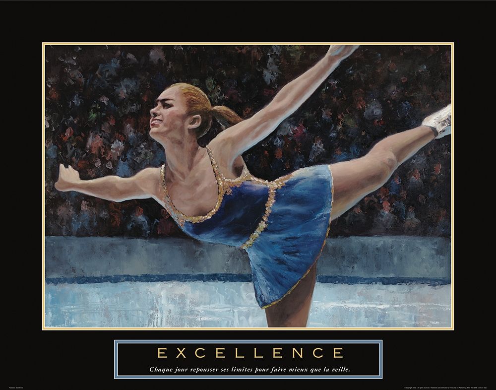 Excellence - Skating art print by Frontline for $57.95 CAD