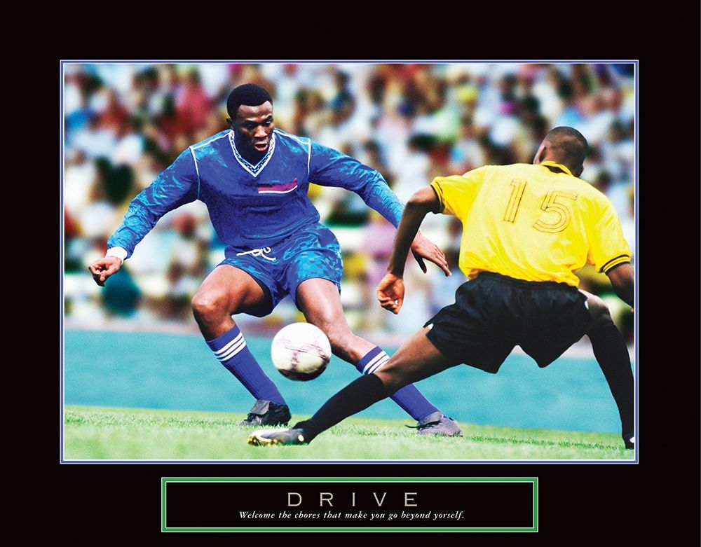 Drive - Soccer art print by Frontline for $57.95 CAD