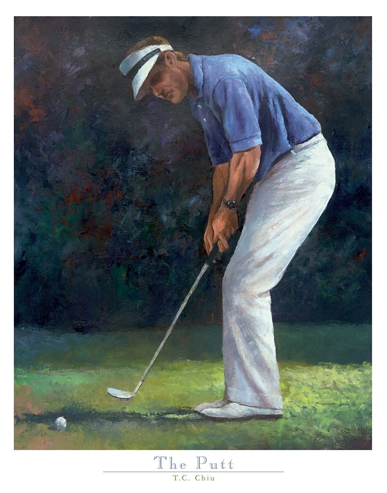 Golf The Putt art print by Frontline for $57.95 CAD