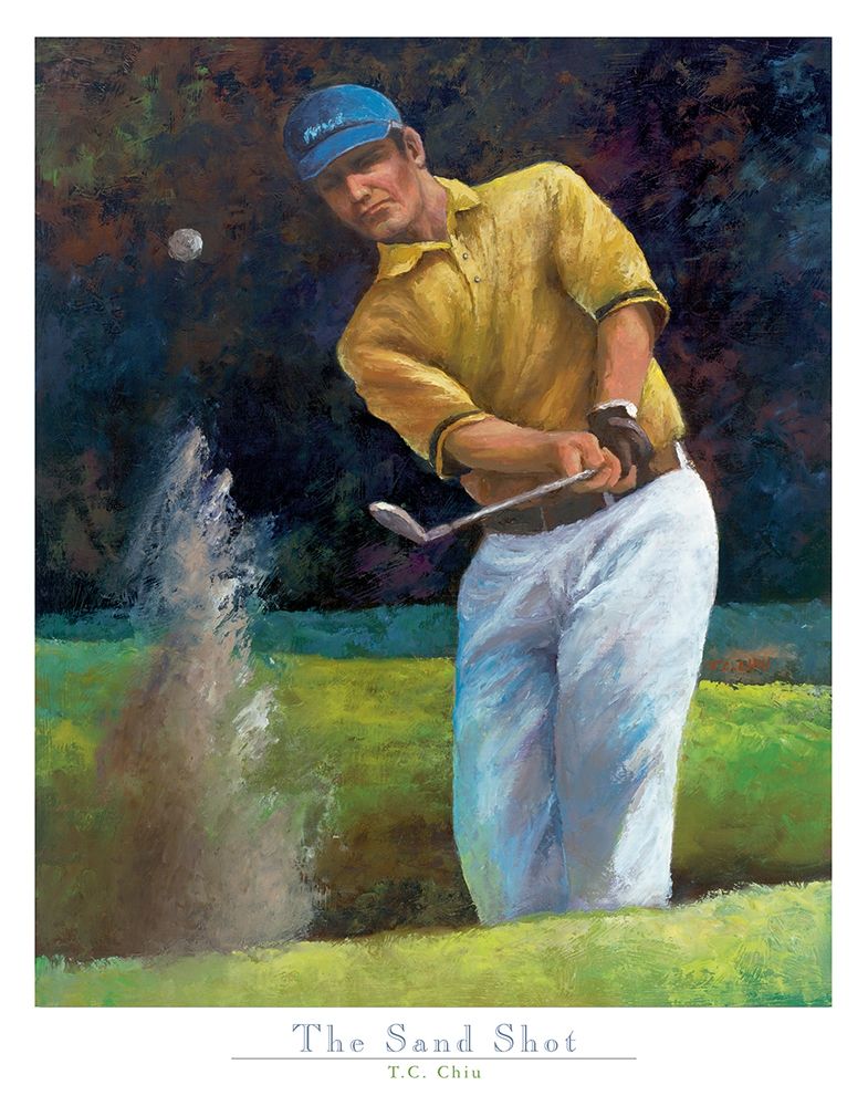 Golf The Sand Shot art print by Frontline for $57.95 CAD