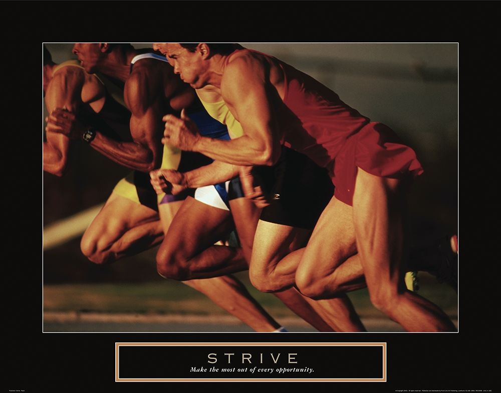 Strive - Track Race art print by Frontline for $57.95 CAD