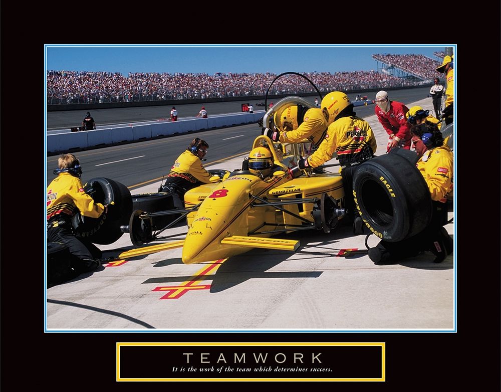 Teamwork - Pit Stop art print by Frontline for $57.95 CAD