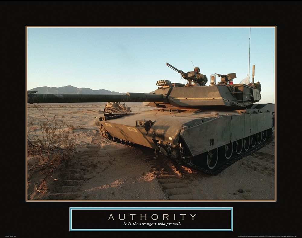 Authority - Tank art print by Frontline for $57.95 CAD