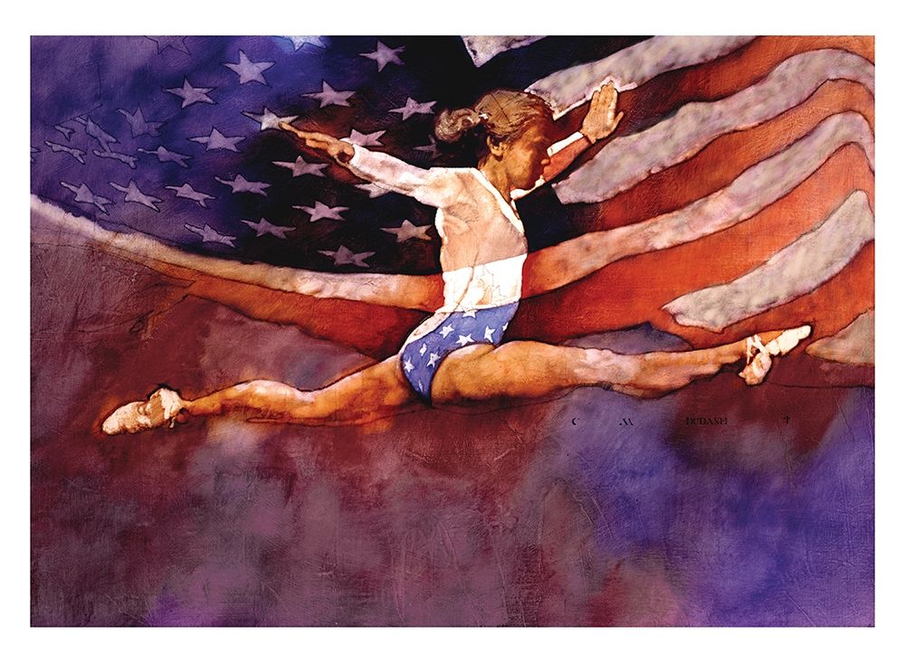 Olympic Gymnastics art print by Frontline for $57.95 CAD